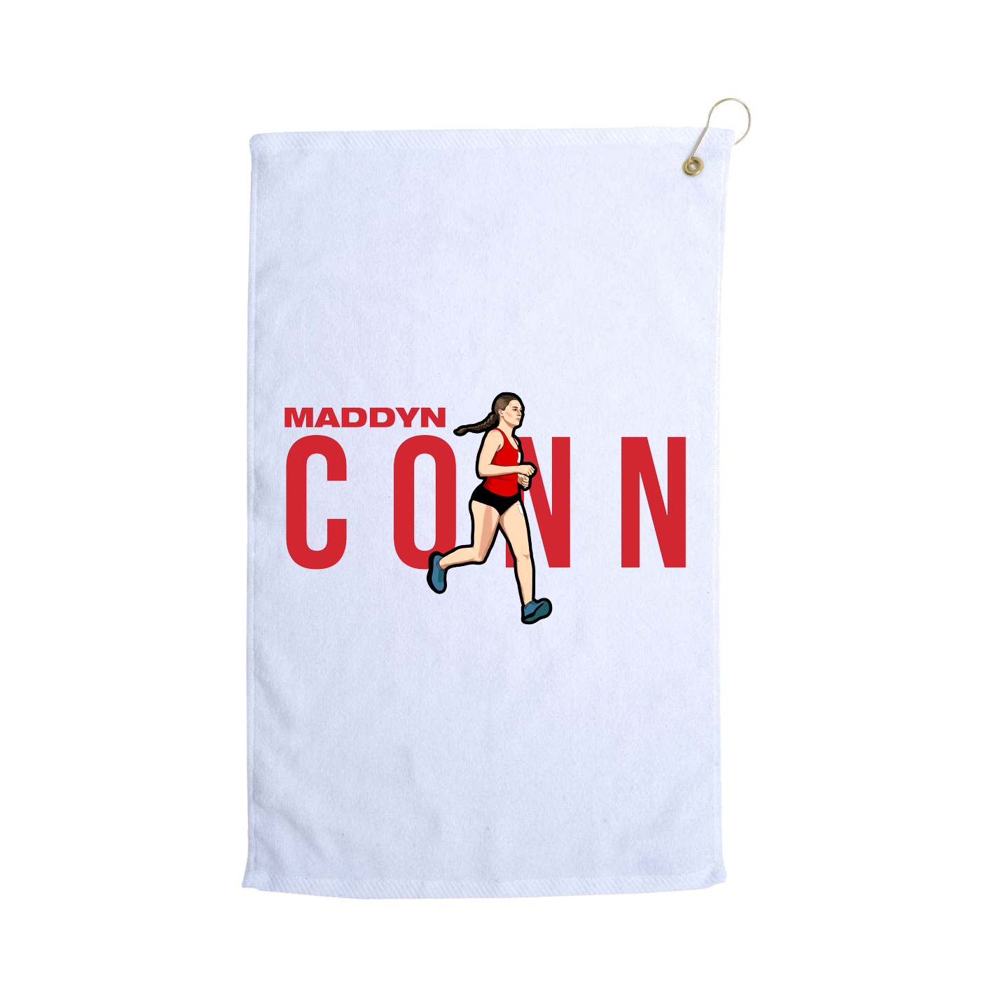 Golf Towel — Player Name in White