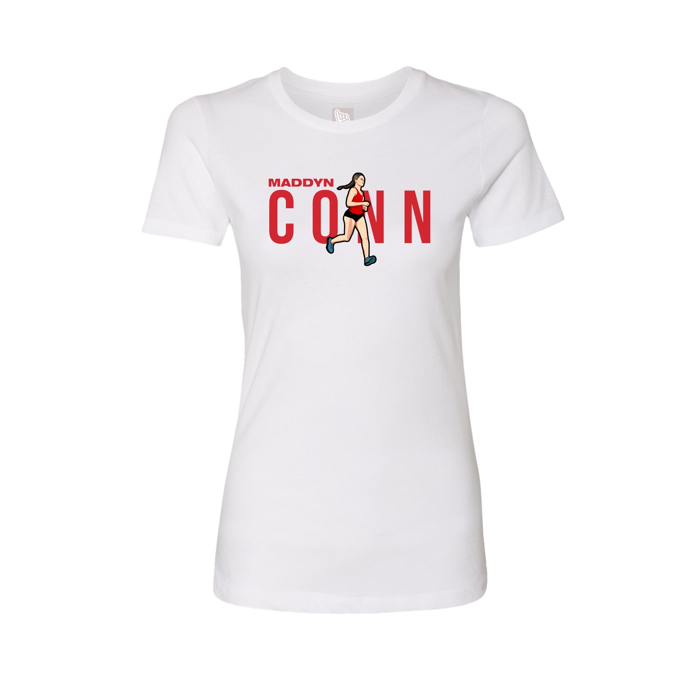 Womens Tee — Player Name in White
