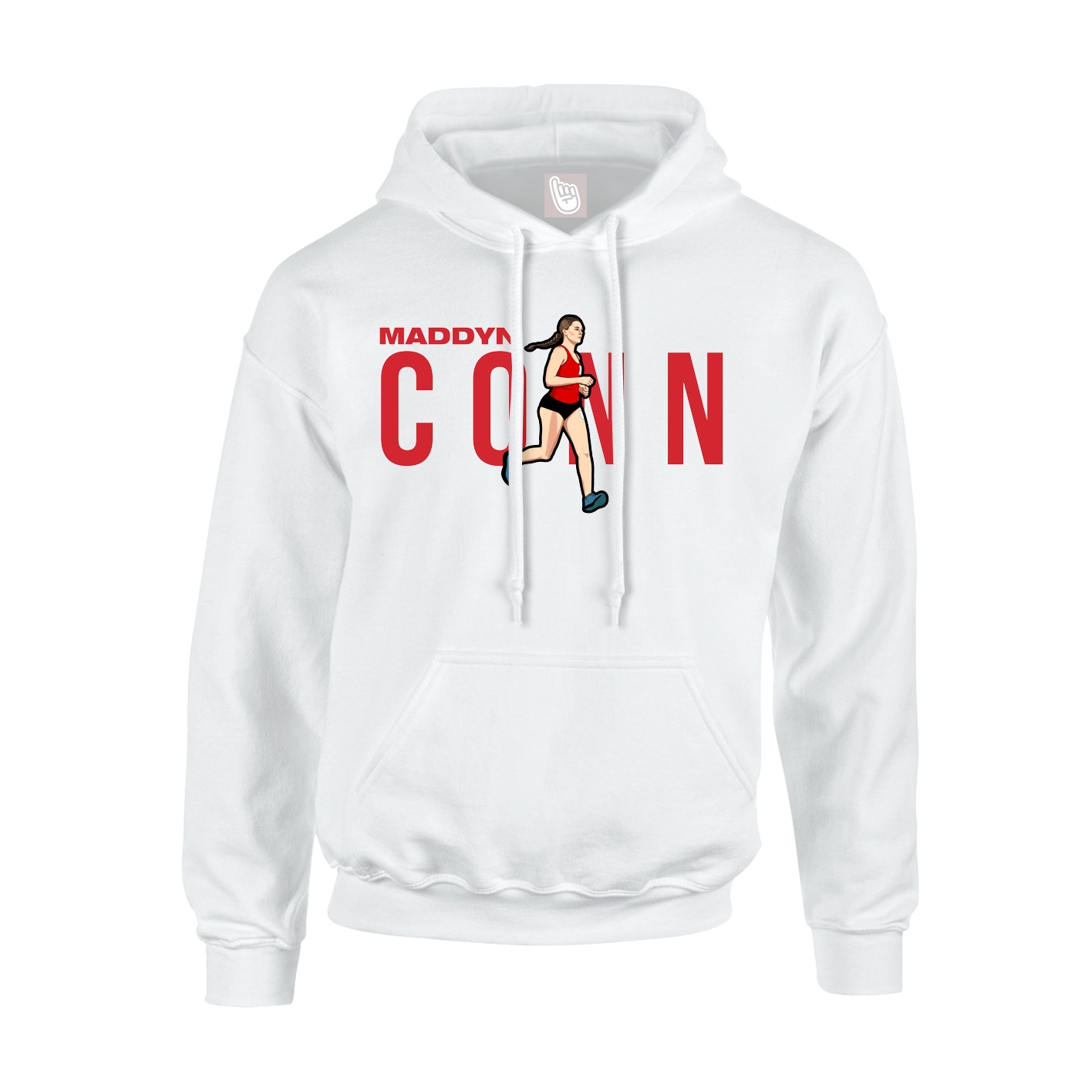 Hoodie — Player Name in White