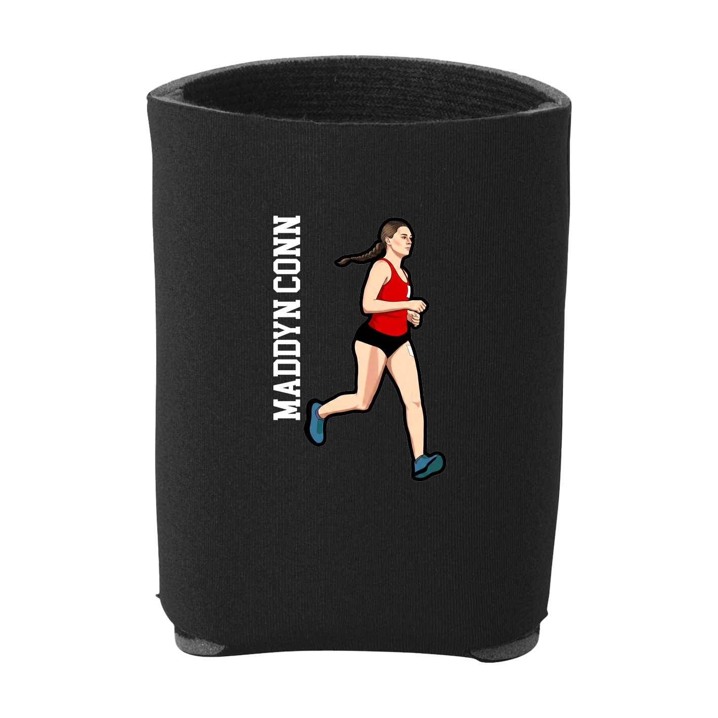 Can Holder — Name Vertical in Black