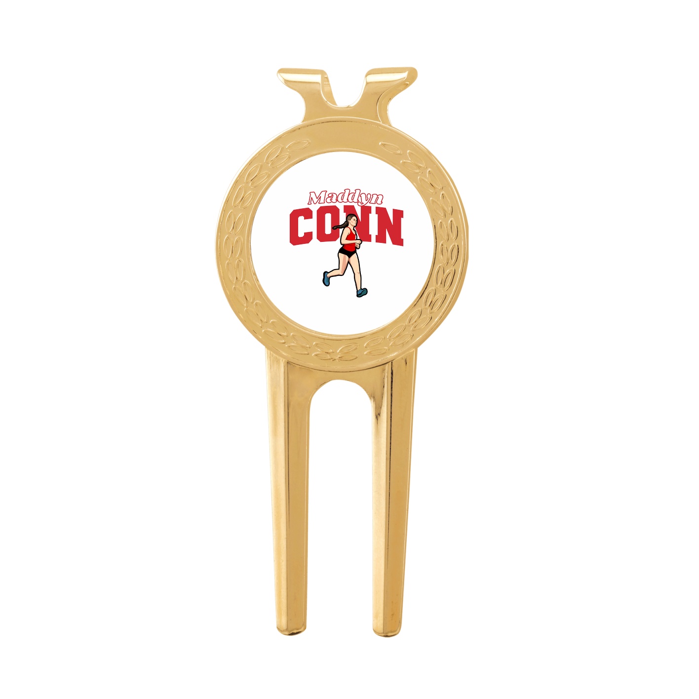 Divot Tool with Ball Marker — Name Arch in Classic