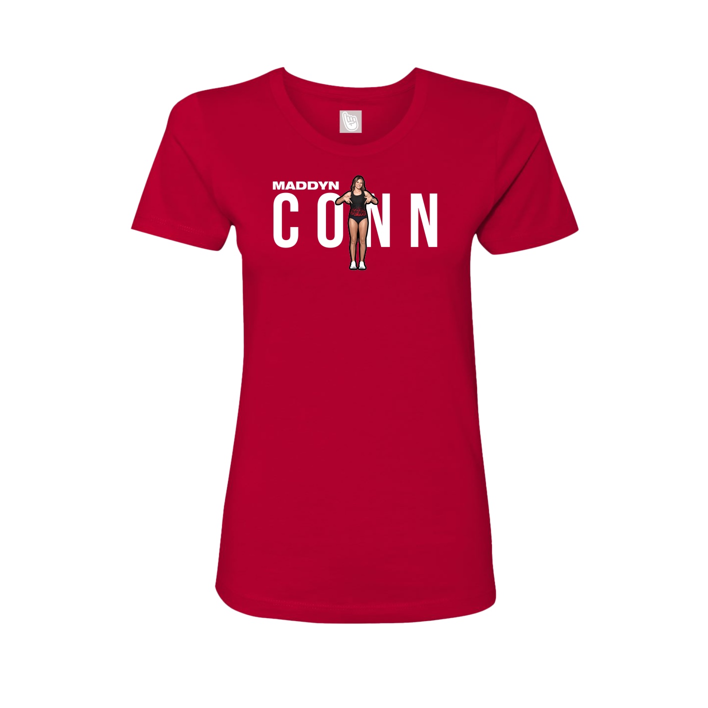 Womens Tee — Player Name in Red
