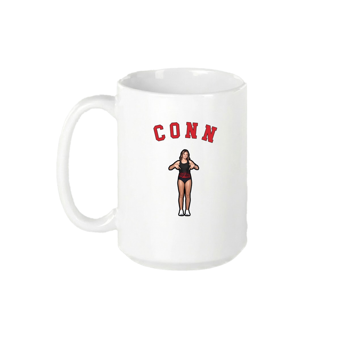 15oz Coffee Mug — Shirsey Arch in White