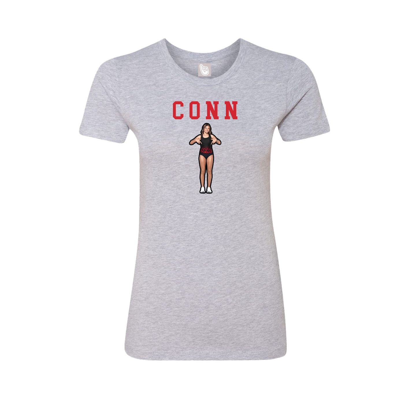 Fitted Women's Tee — Shirsey in Grey