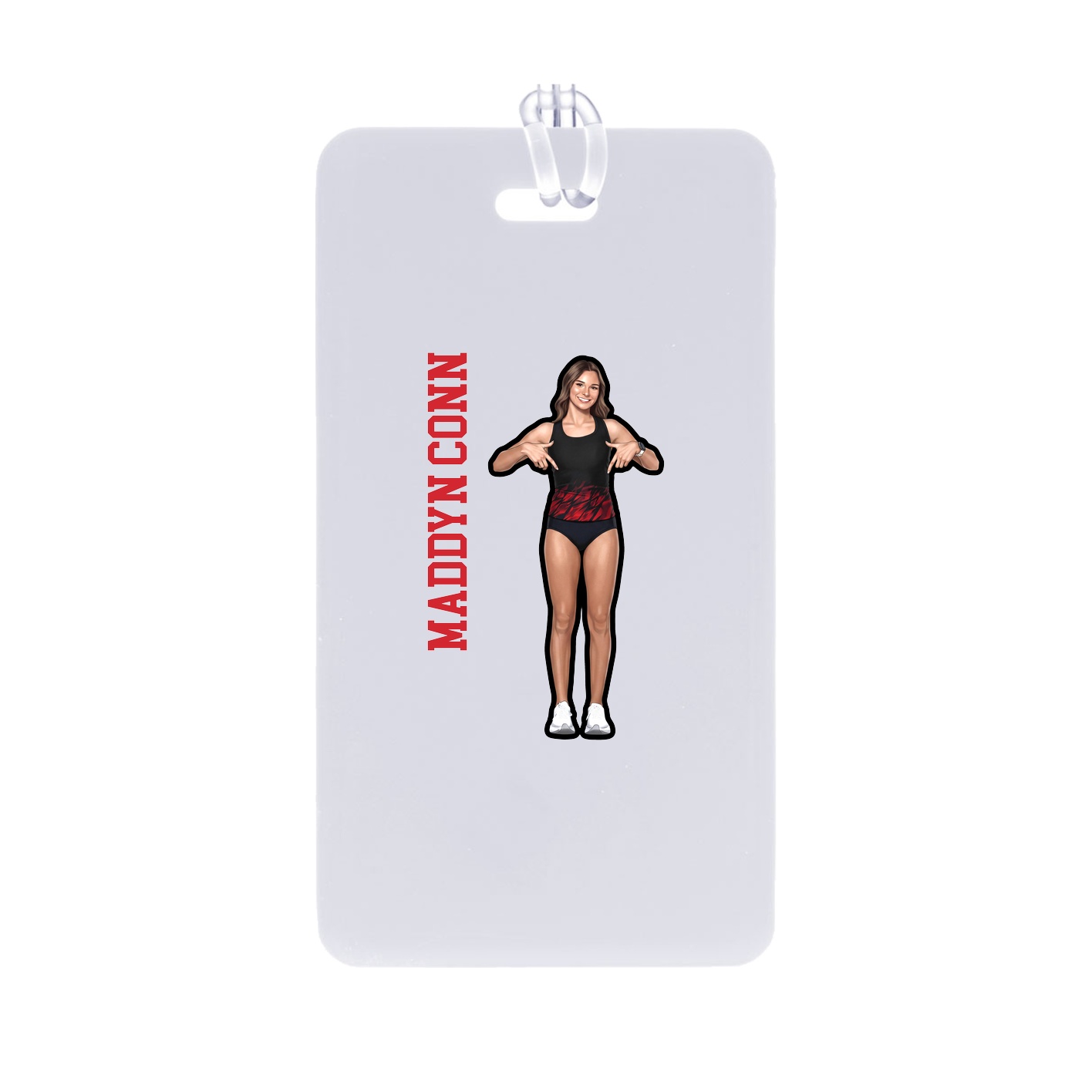 Bag Tag — Name Vertical in Classic