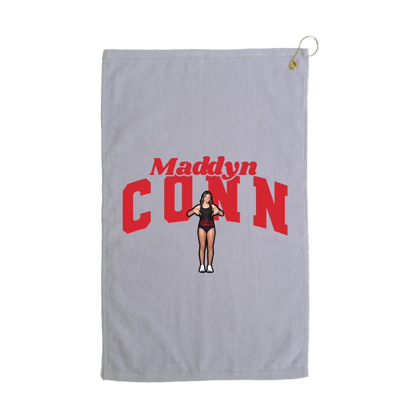 Golf Towel — Signature Arch in Grey