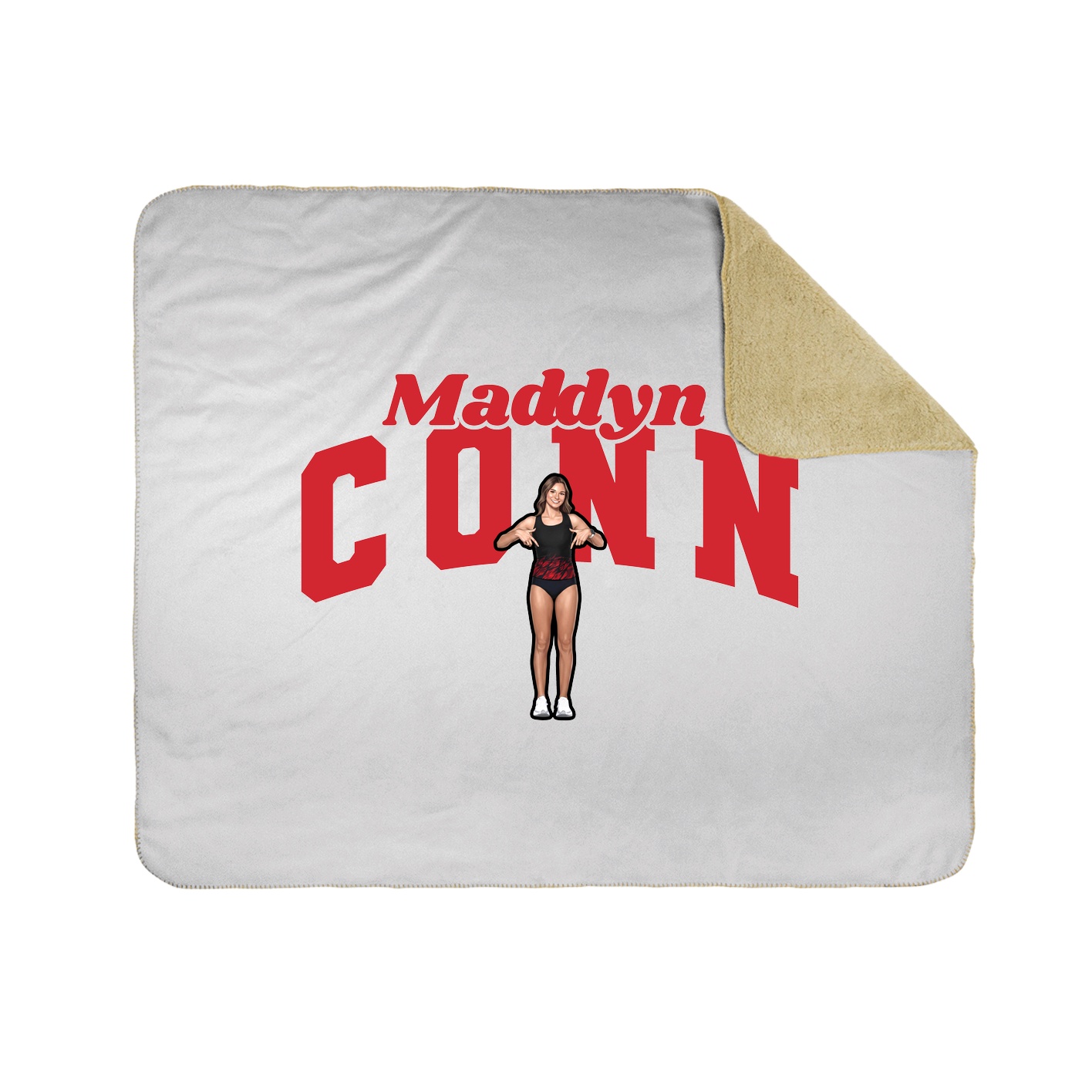 Throw Blanket — Signature Arch in White