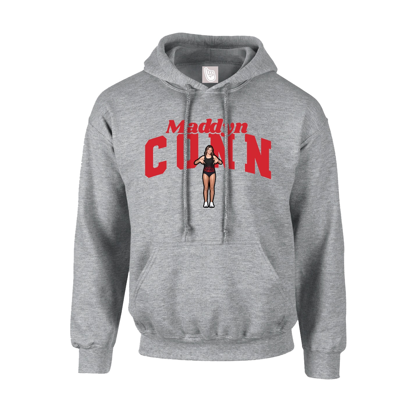 Hoodie — Signature Arch in Grey