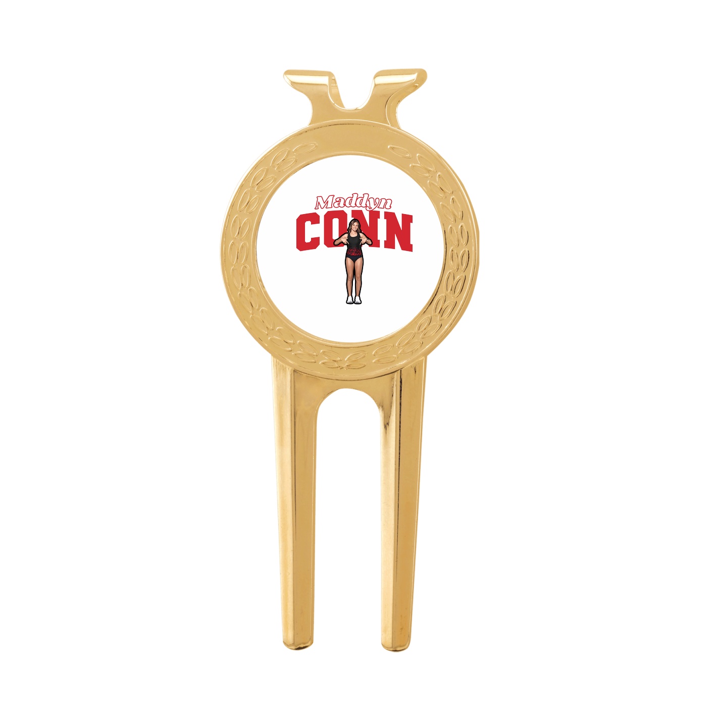 Divot Tool with Ball Marker — Name Arch in Classic