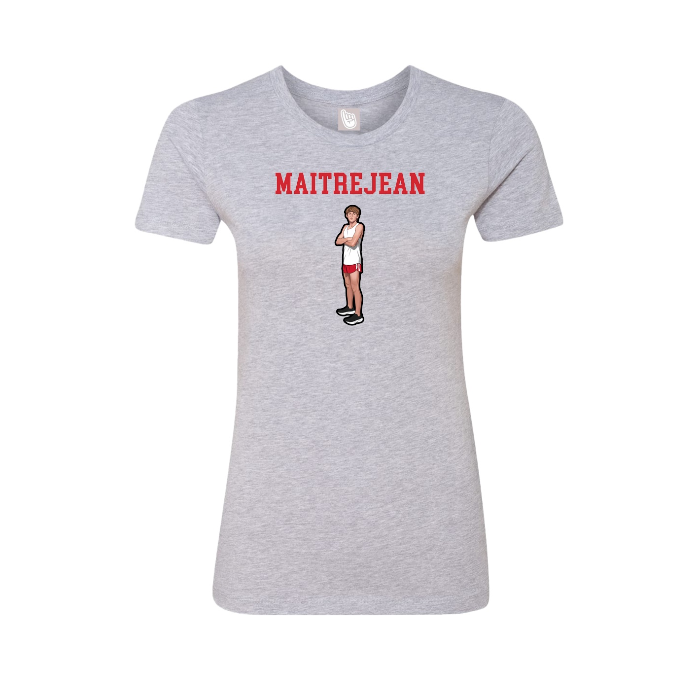 Fitted Women's Tee — Shirsey in Grey