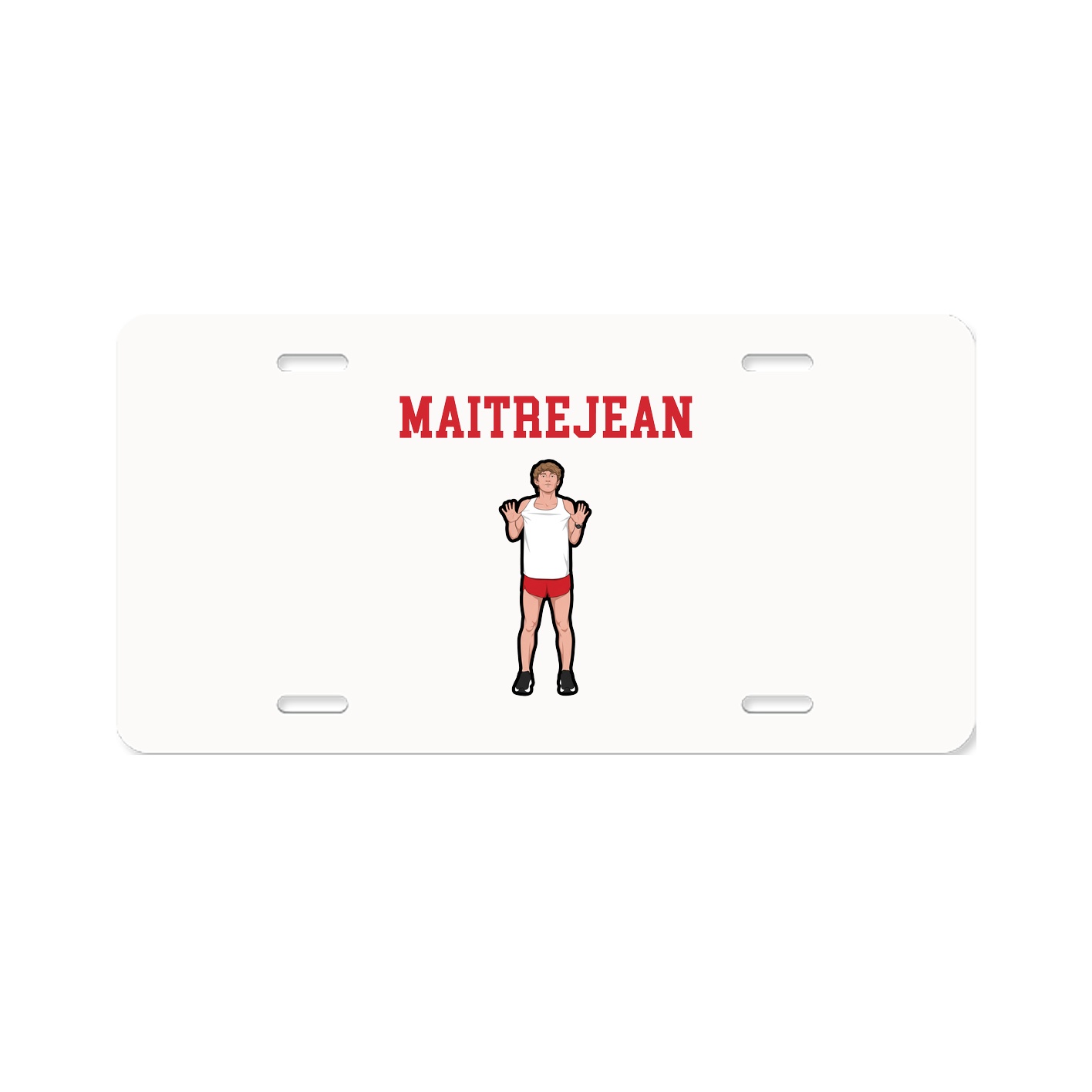 License Plate — Shirsey in Classic