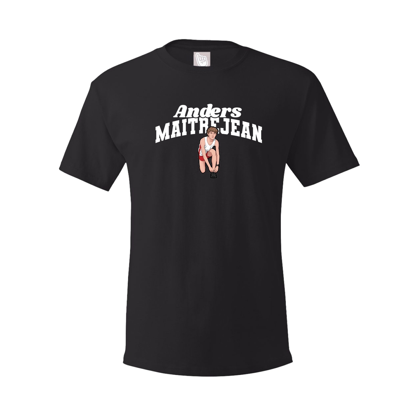 Youth Tee — Signature Arch in Black