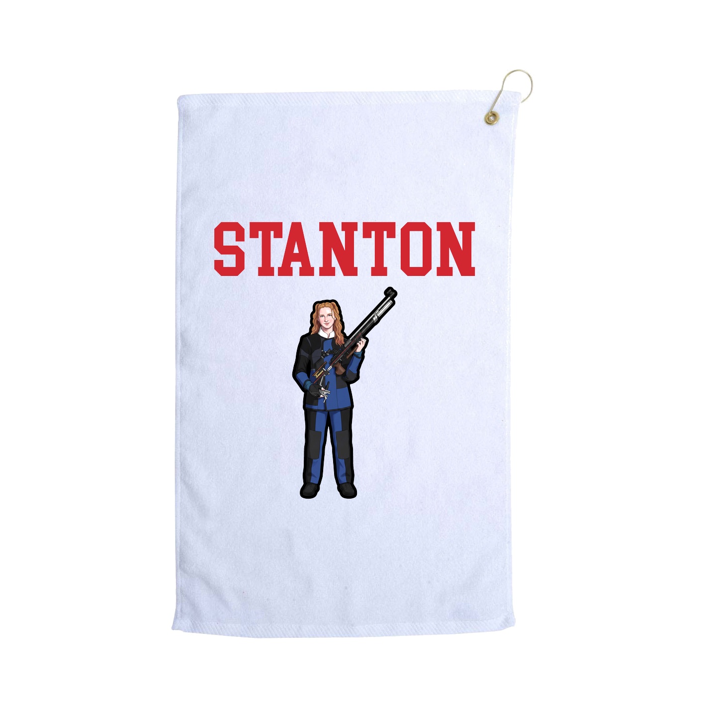 Golf Towel — Shirsey in White