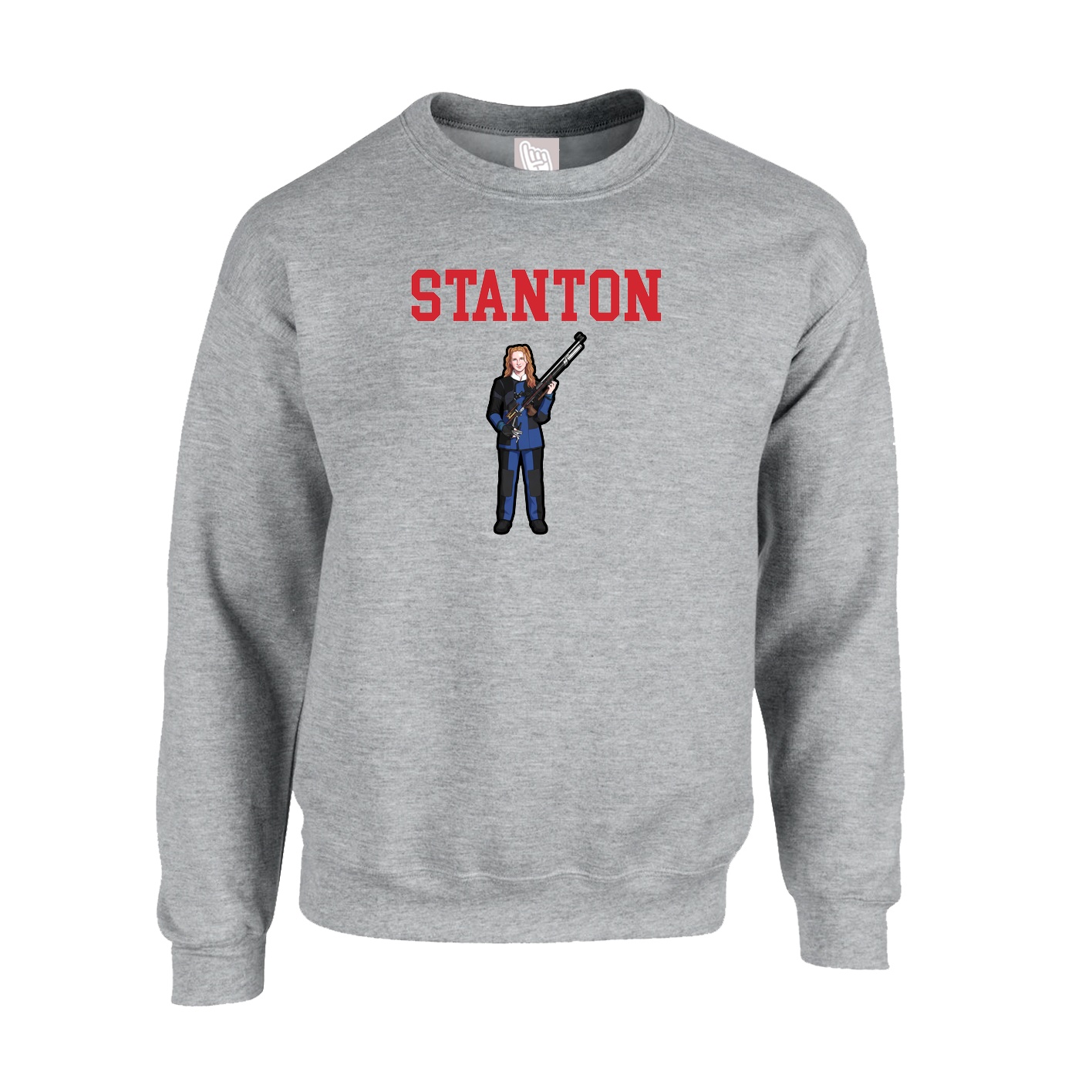 Fleece Crew — Shirsey in Grey