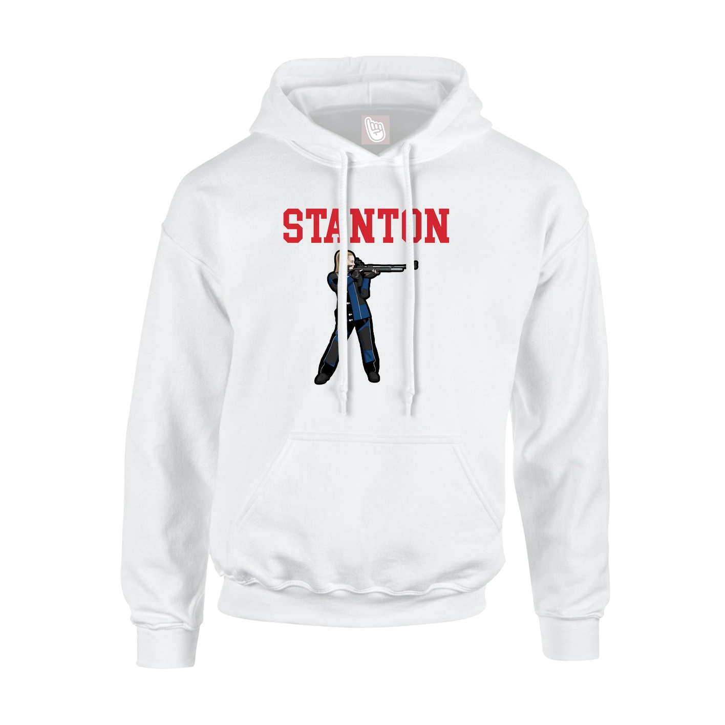 Hoodie — Shirsey in White