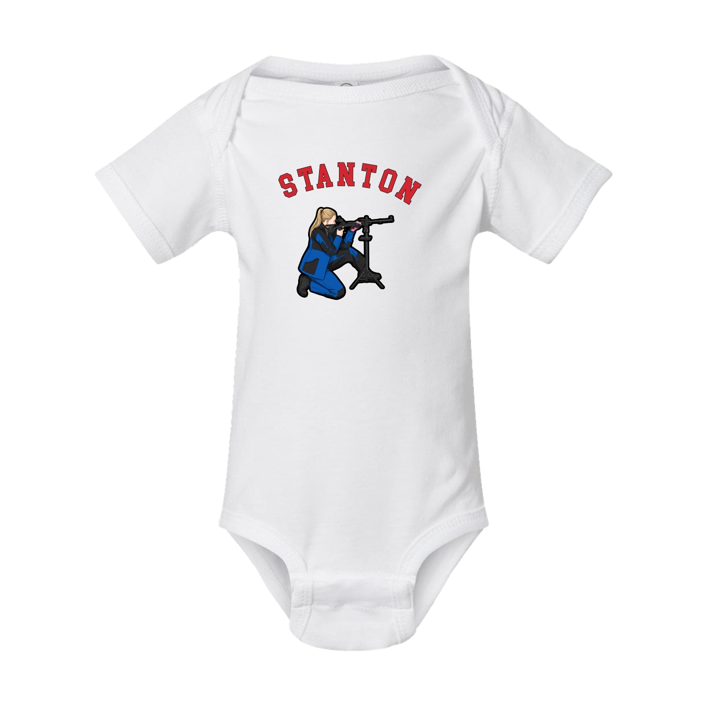Baby Onesie — Shirsey Arch in White