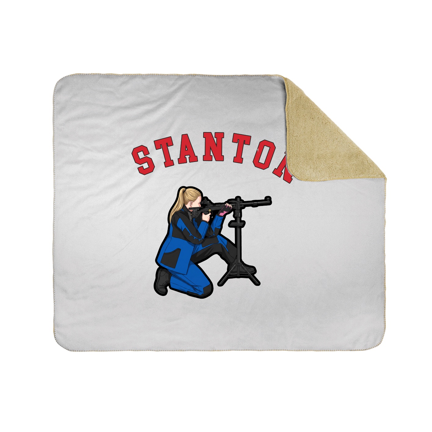 Throw Blanket — Shirsey Arch in White