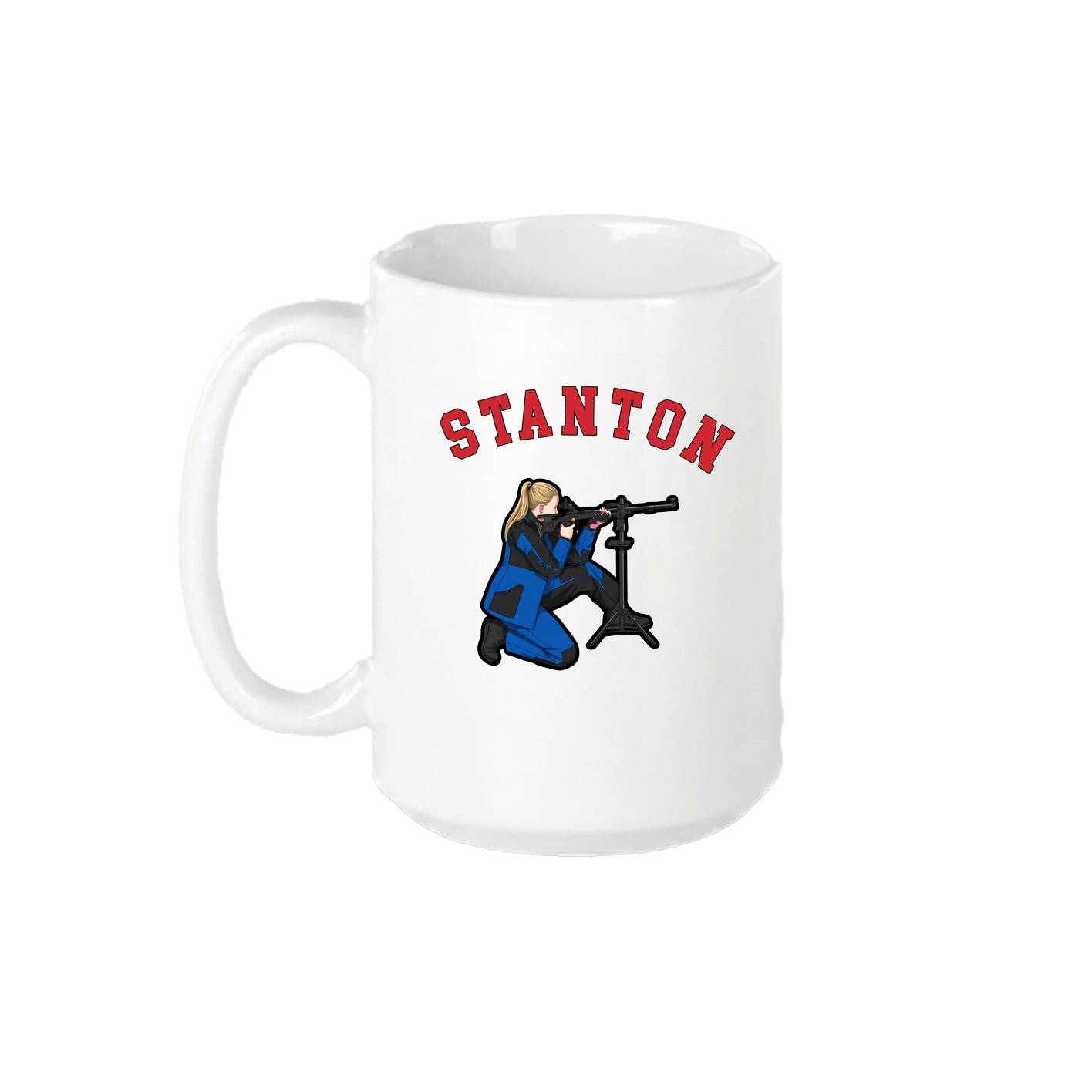 15oz Coffee Mug — Shirsey Arch in White