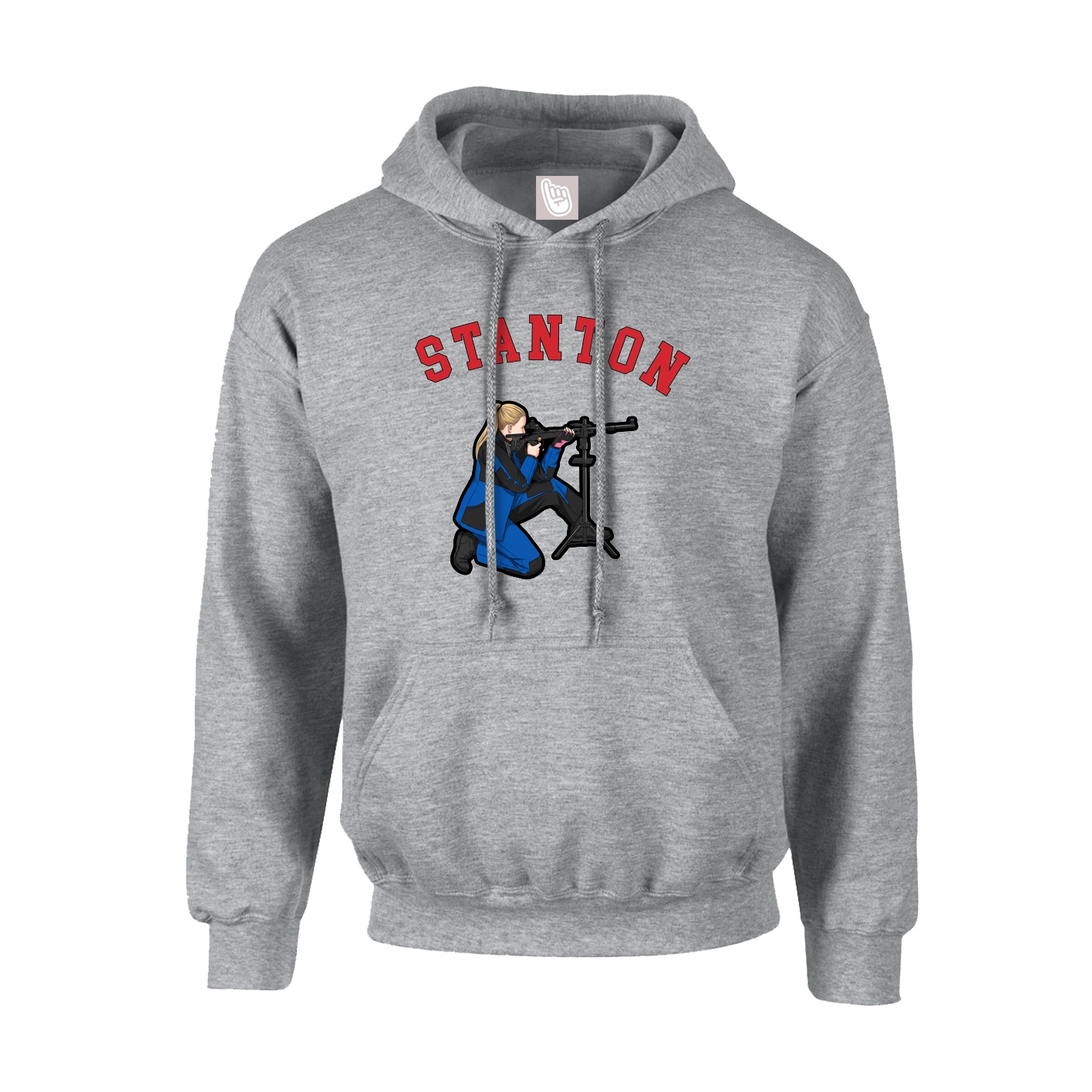 Hoodie — Shirsey Arch in Grey
