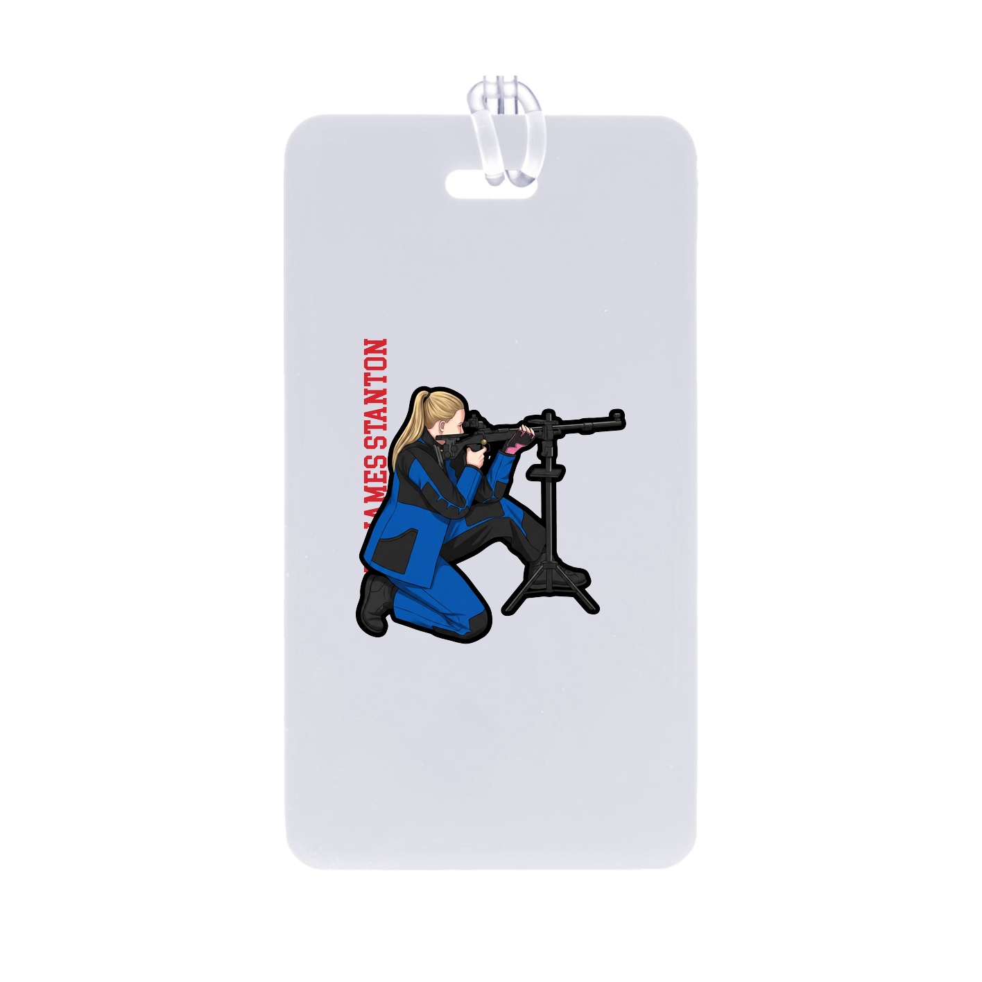 Bag Tag — Name Vertical in Classic