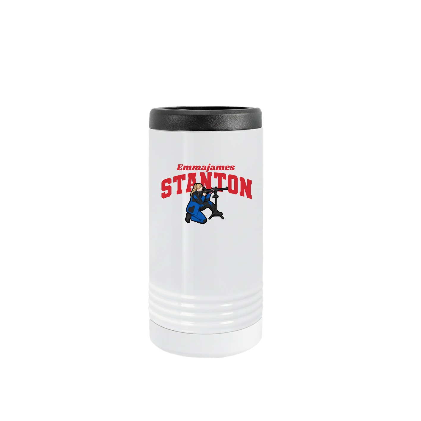 Slim Beverage Holder — Signature Arch in White