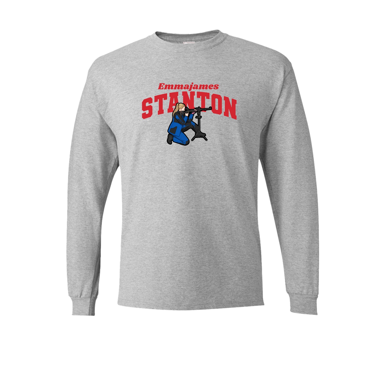 Long Sleeve Tee — Signature Arch in Grey