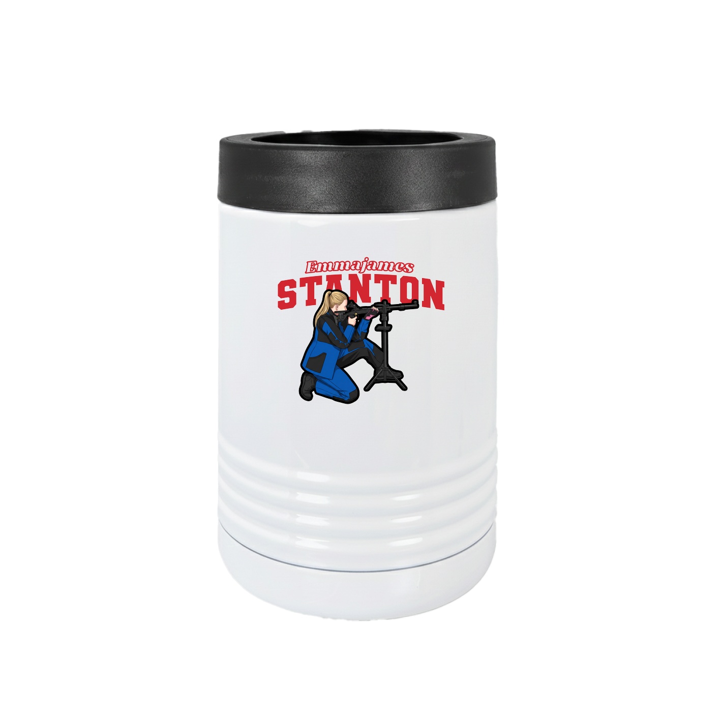 Beverage Holder — Name Arch in White