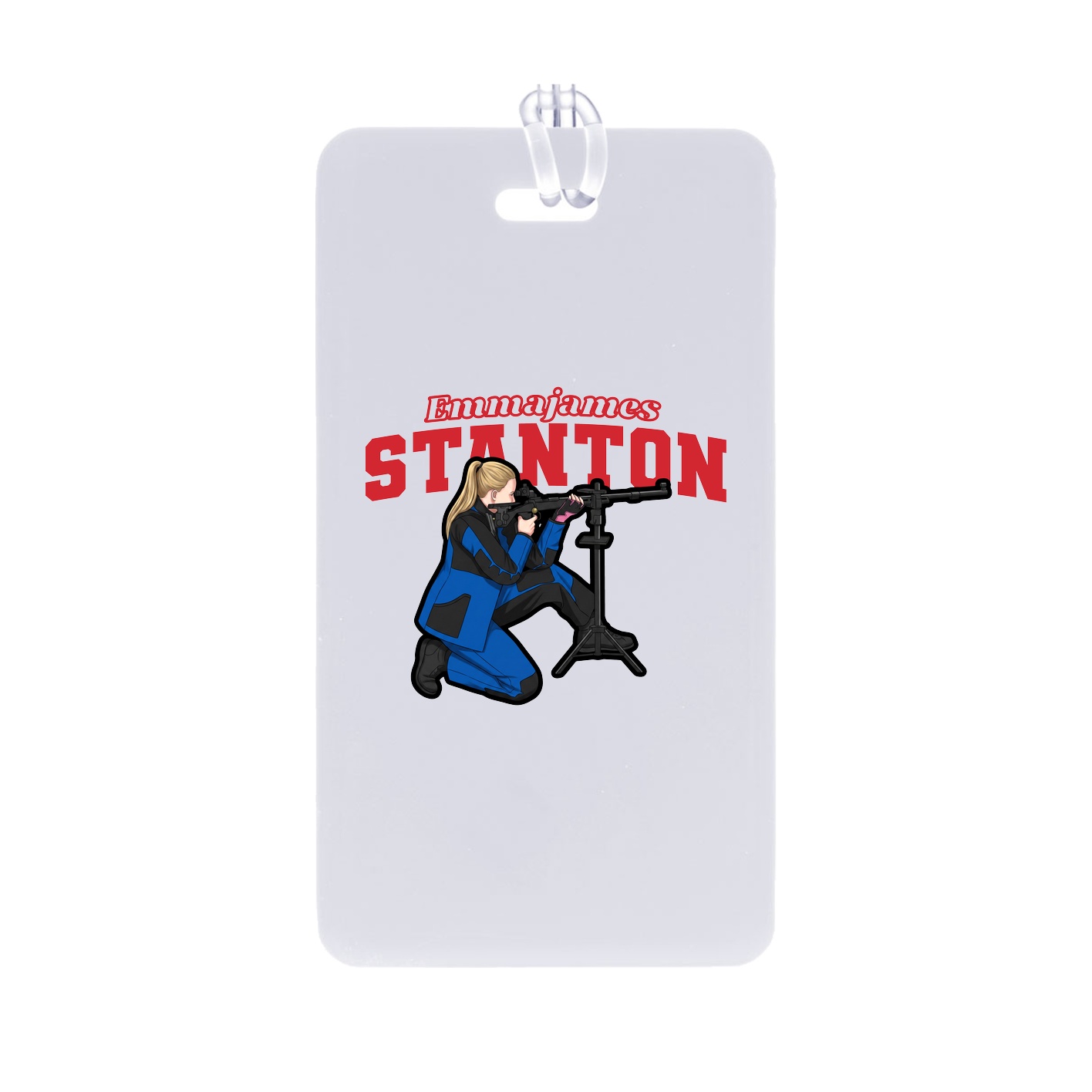 Bag Tag — Name Arch in Classic