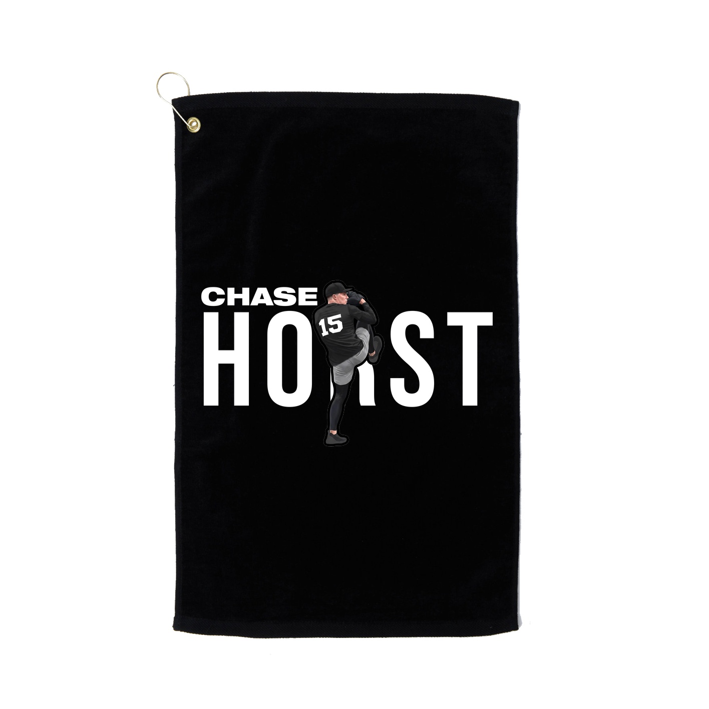 Golf Towel — Player Name in Black