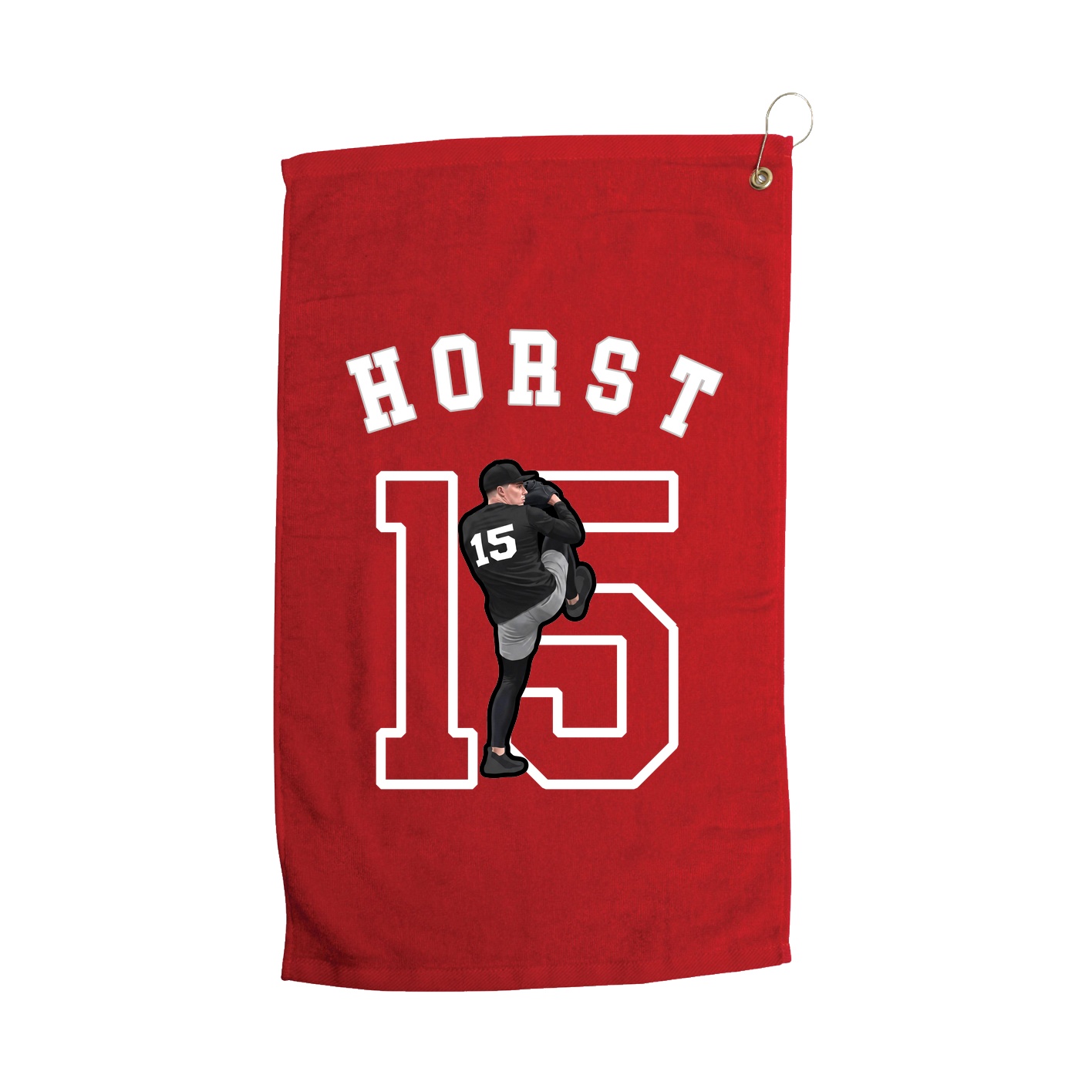 Golf Towel — Shirsey Arch in Red