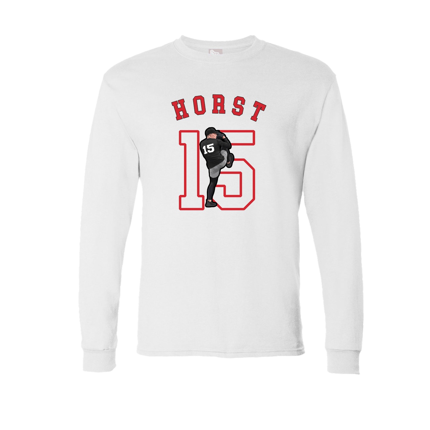 Long Sleeve Tee — Shirsey Arch in White