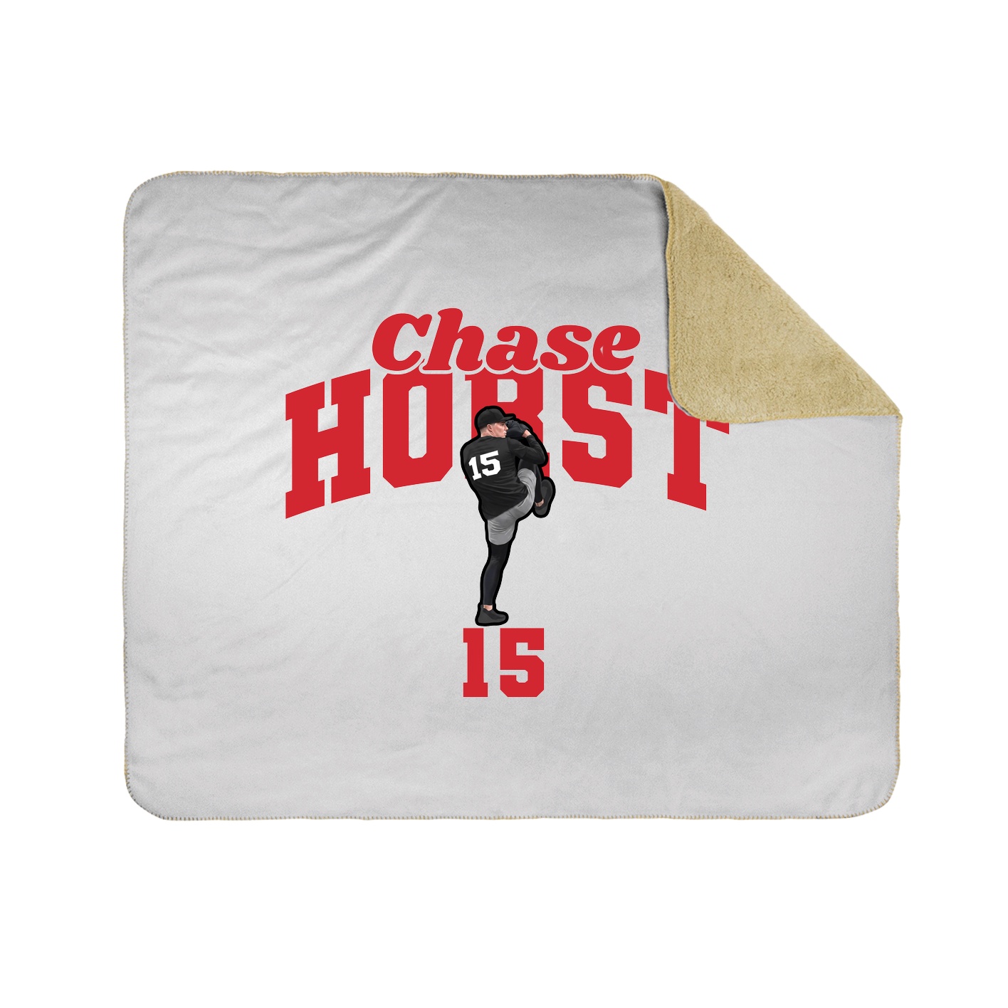 Throw Blanket — Signature Arch in White