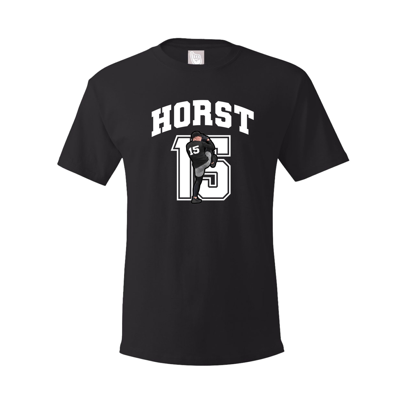 Youth Tee — Number in Black