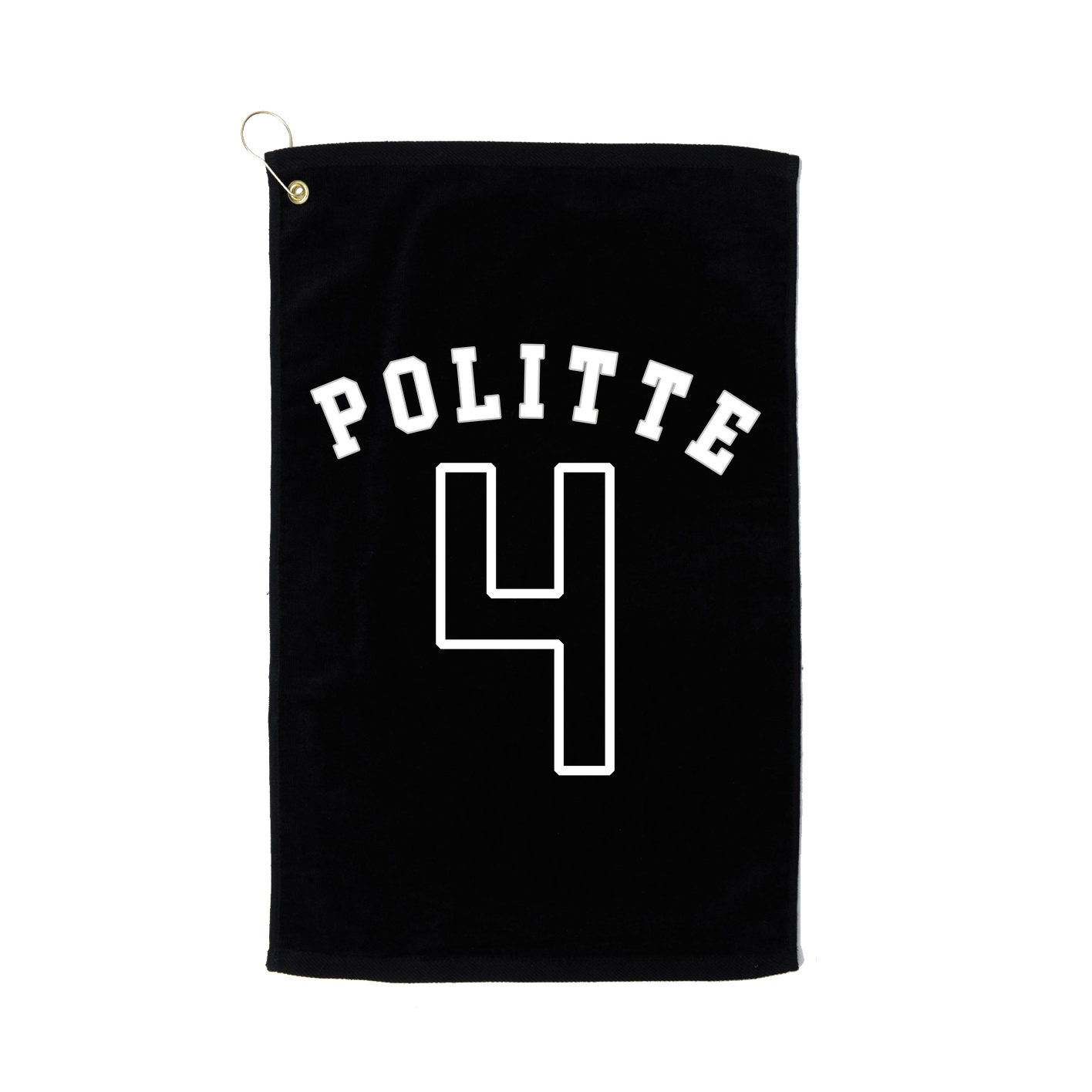 Golf Towel — Shirsey Arch in Black