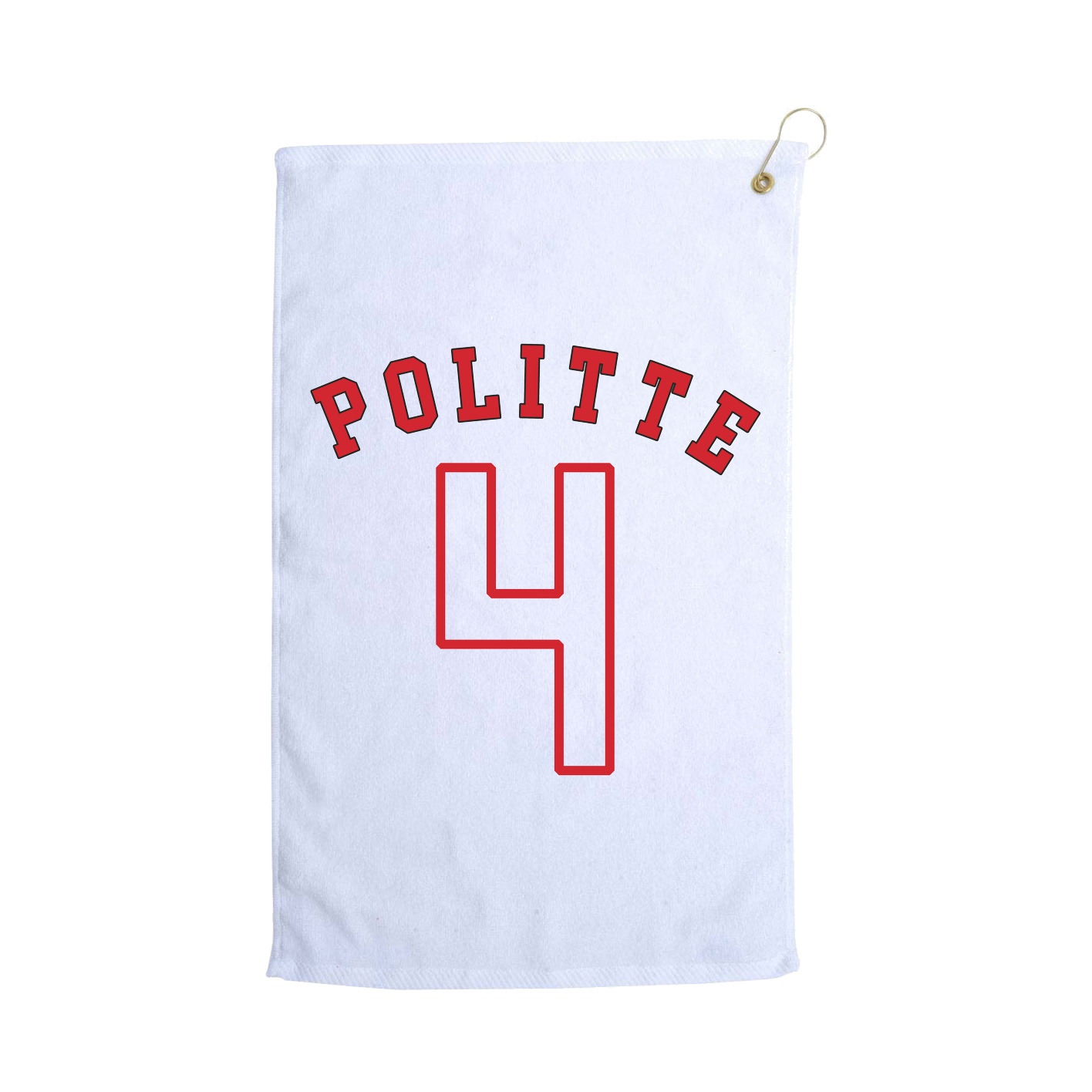 Golf Towel — Shirsey Arch in White