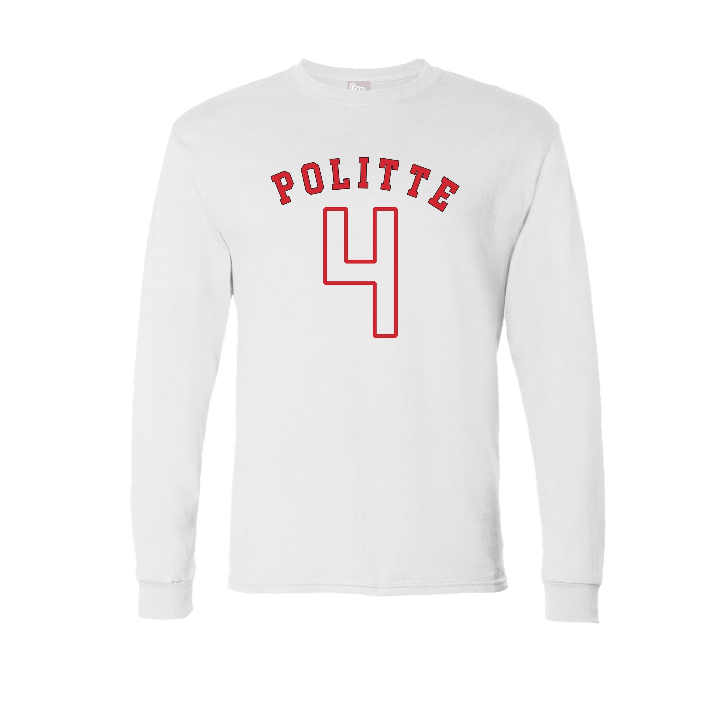 Long Sleeve Tee — Shirsey Arch in White