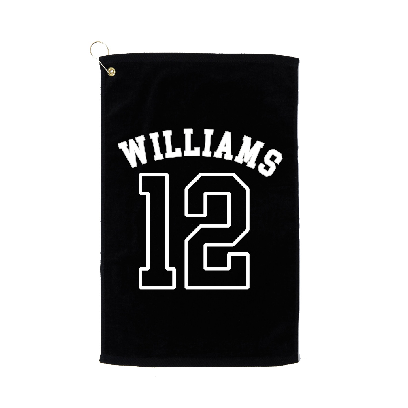 Golf Towel — Shirsey Arch in Black