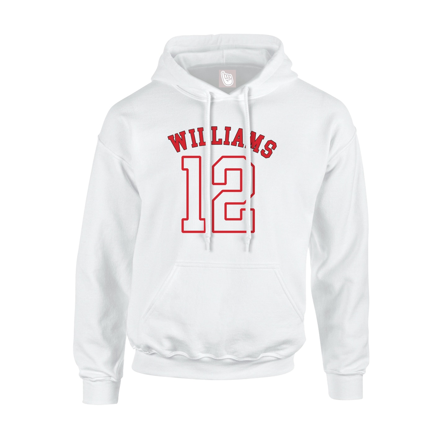 Hoodie — Shirsey Arch in White