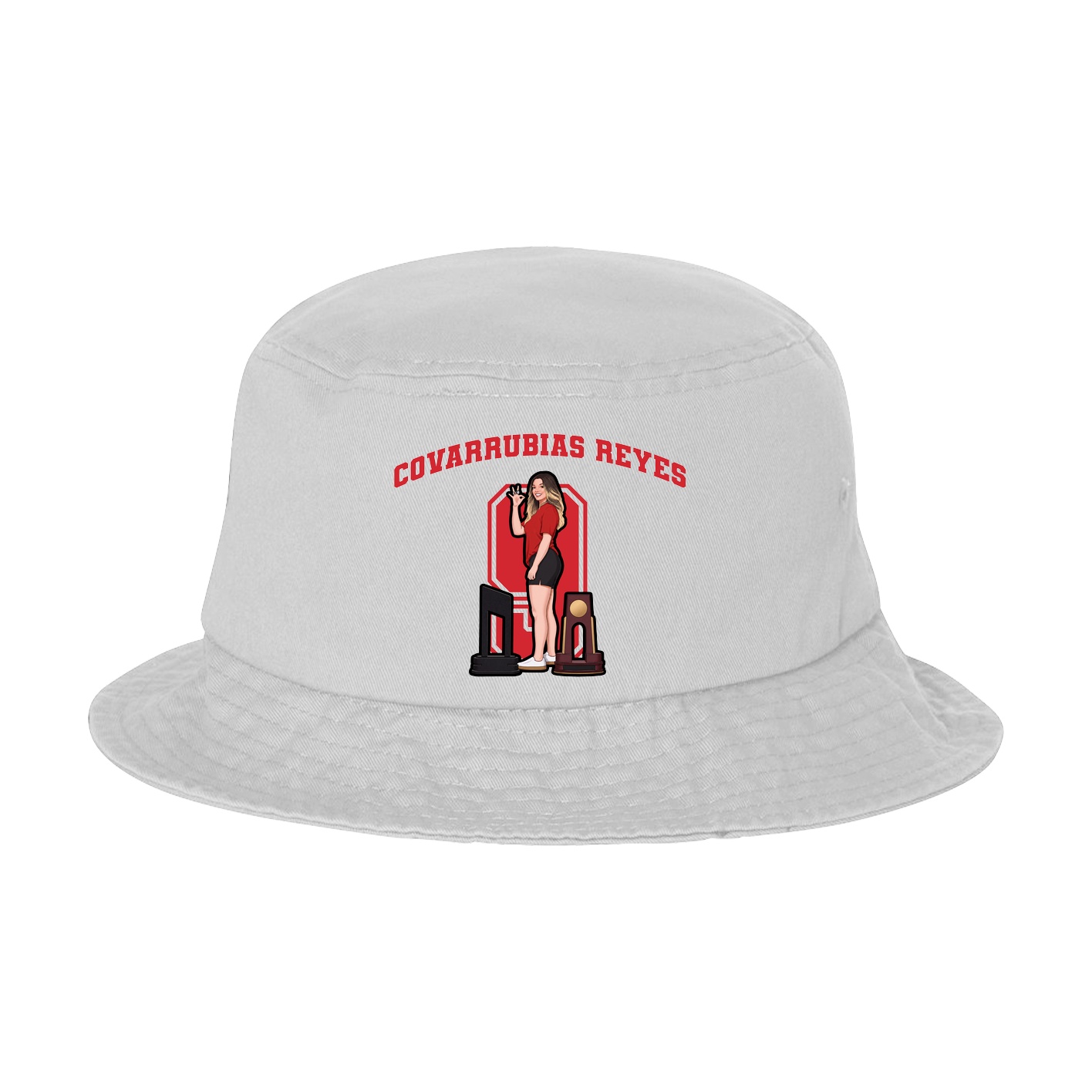 Bucket Cap — Number in White