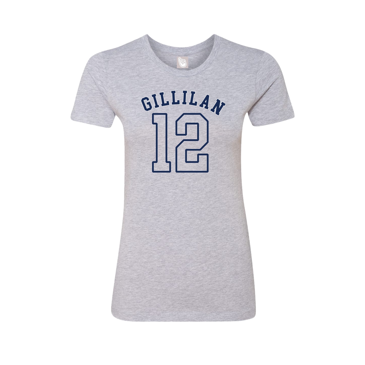 Fitted Women's Tee — Shirsey Arch in Grey