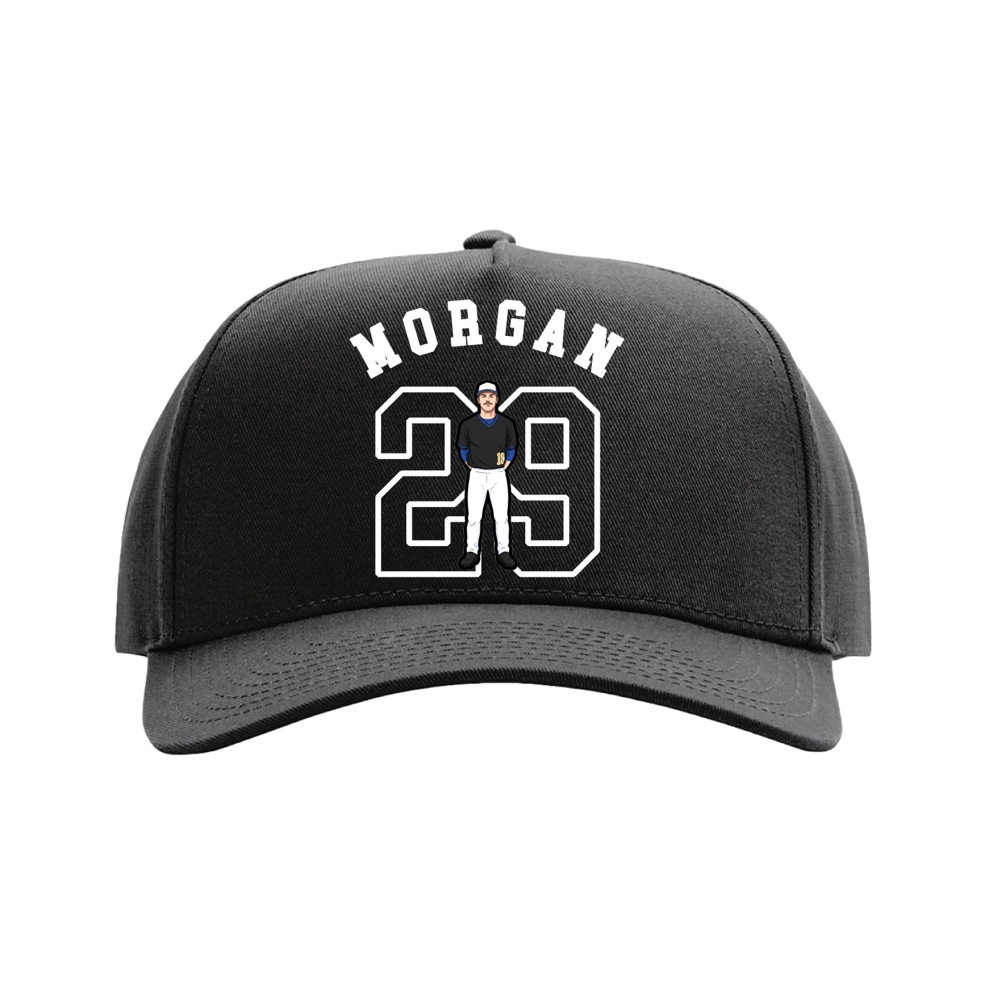 Full Fabric Five-Panel Champ Cap