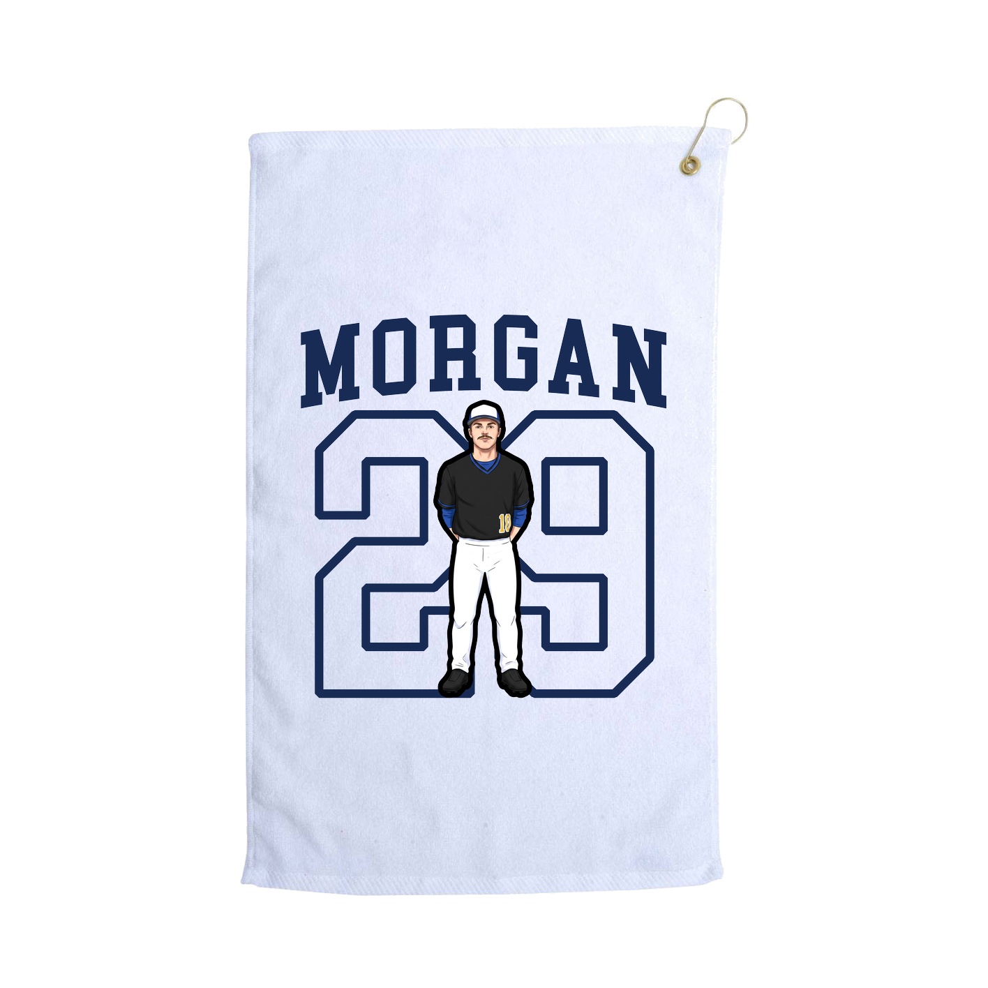 Golf Towel — Shirsey in White