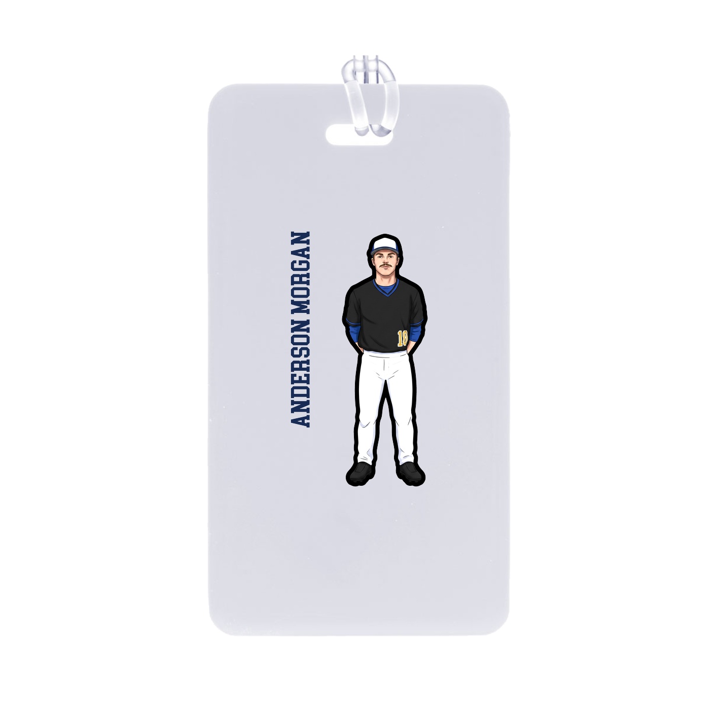 Bag Tag — Name Vertical in Classic