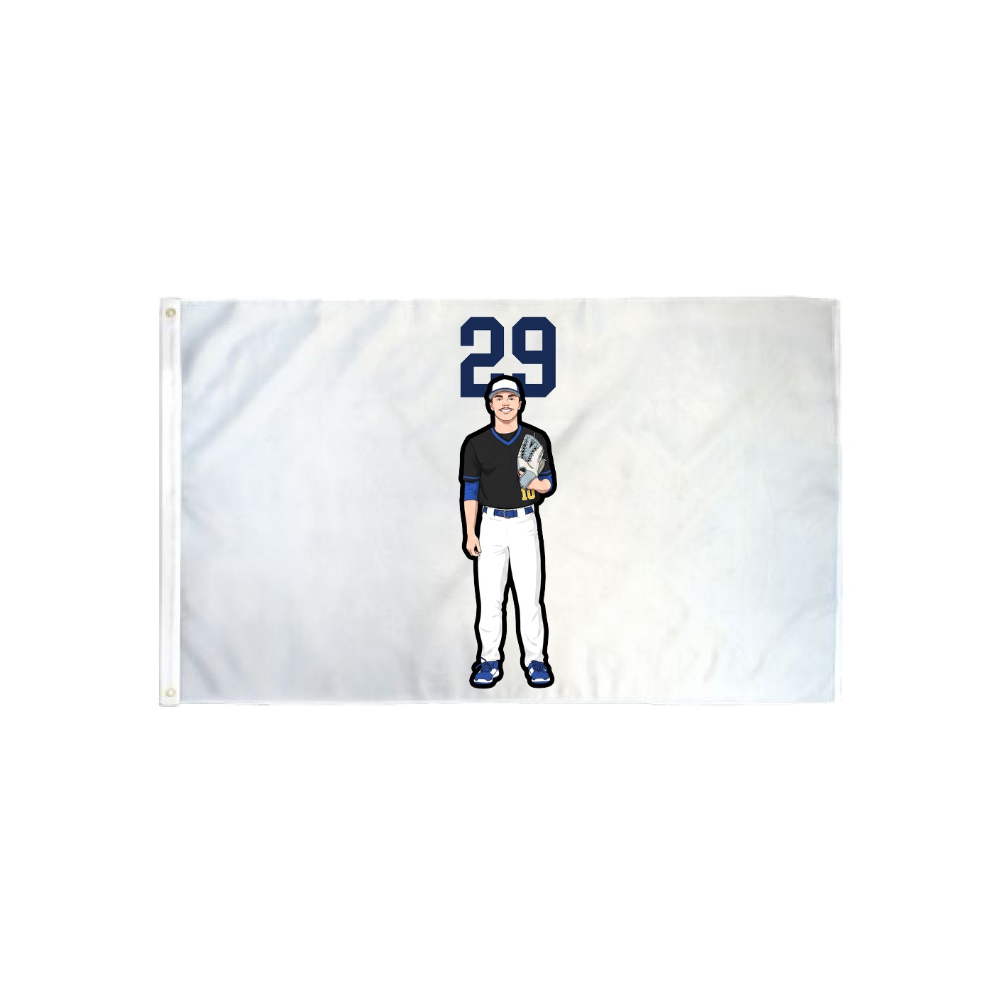 3x5 Flag — Number Top in Classic