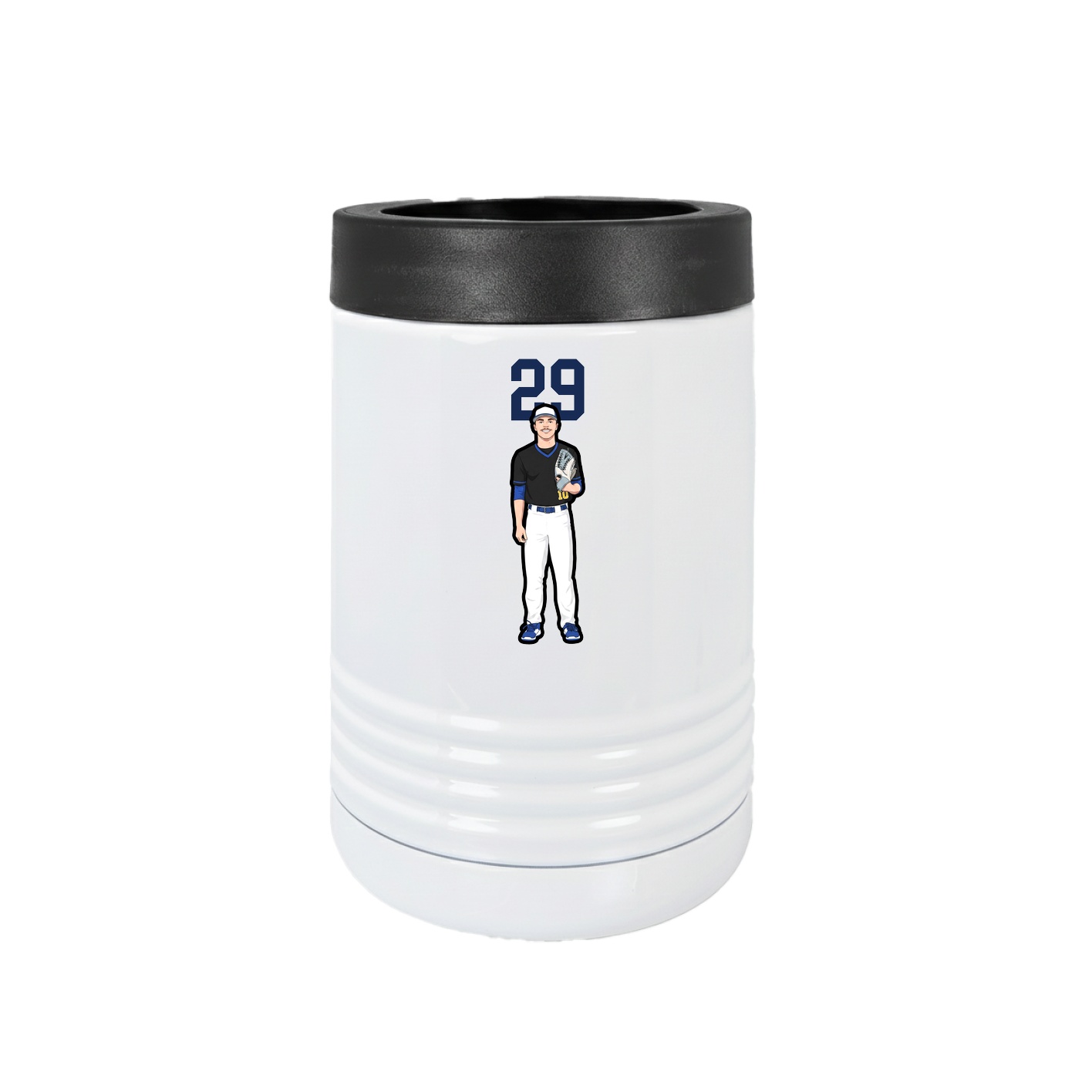 Beverage Holder — Number Top in White
