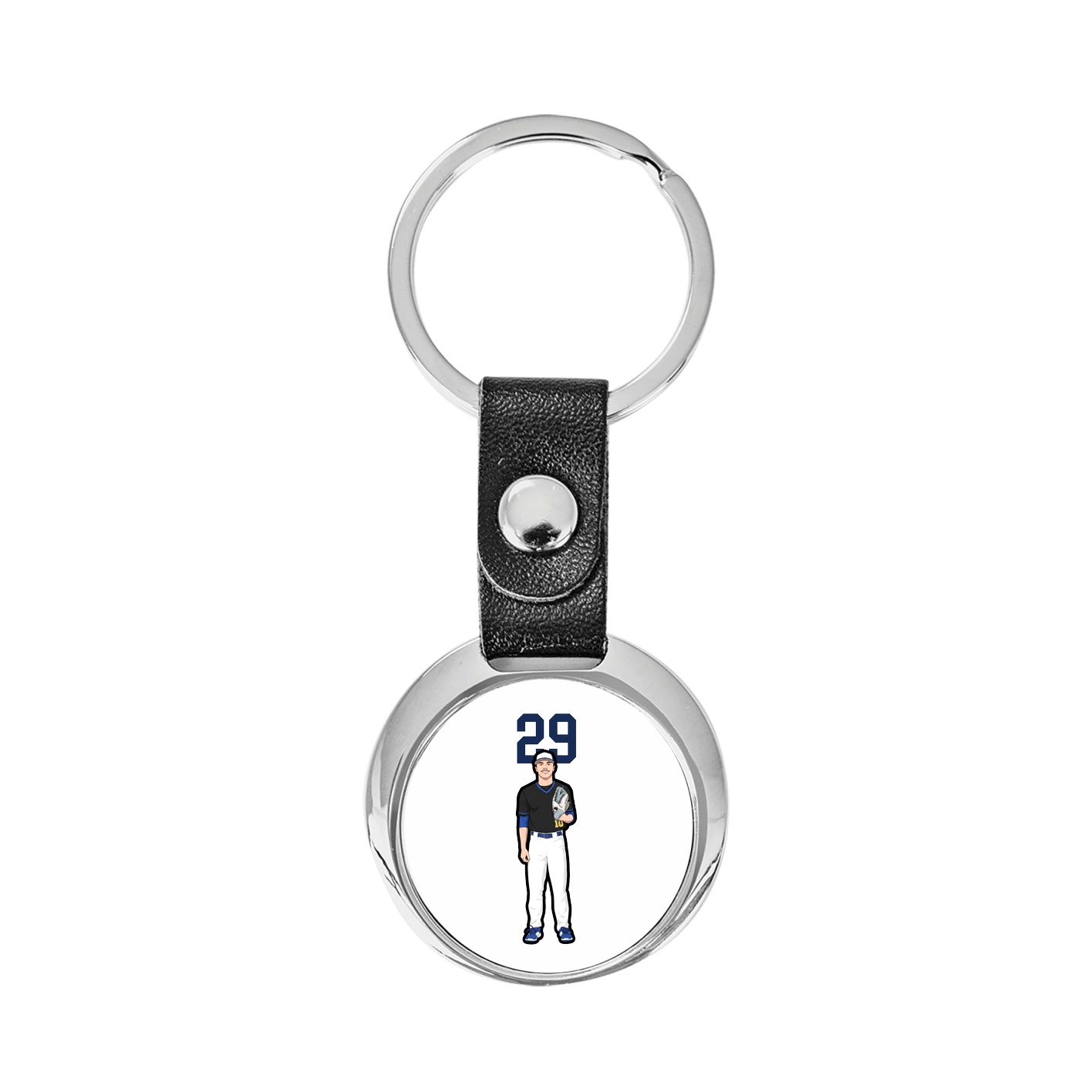 Key Chain — Number Top in Classic