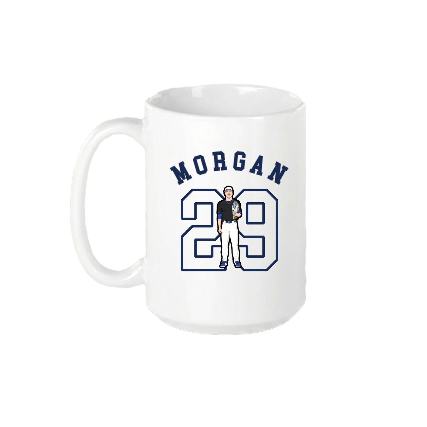 15oz Coffee Mug — Shirsey Arch in White