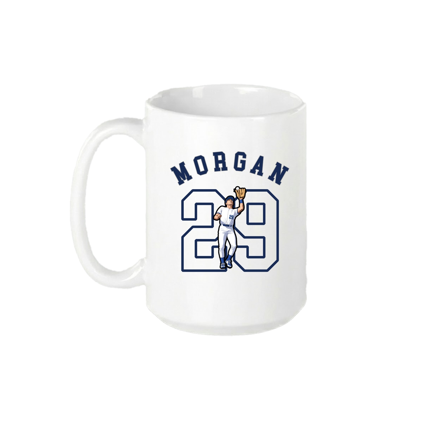 15oz Coffee Mug — Shirsey Arch in White