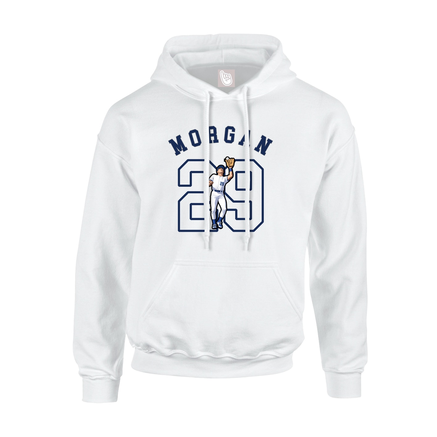 Hoodie — Shirsey Arch in White