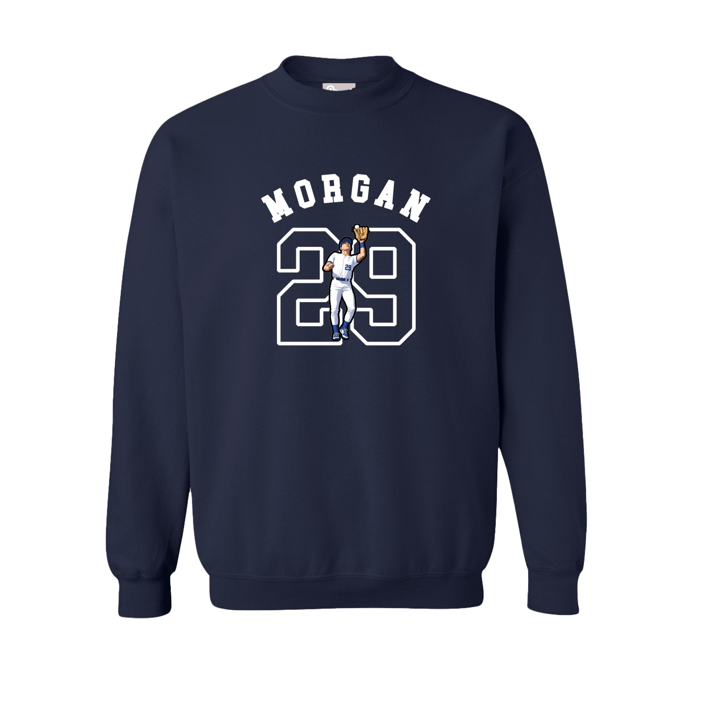 Fleece Crew — Shirsey Arch in Navy